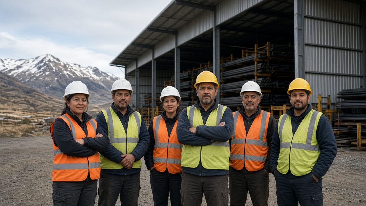 Equipo de patio de METALES - PREST SAS en la sucursal Patagonia